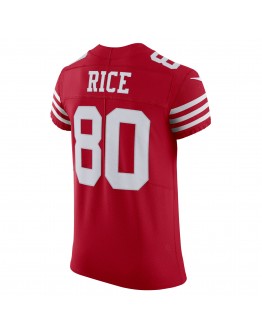 Jerry Rice San Francisco 49ers Nike Vapor Elite Retired Player Jersey - Scarlet