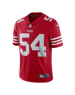 Fred Warner San Francisco 49ers Nike Vapor Limited Jersey - Scarlet