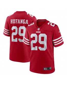 Talanoa Hufanga San Francisco 49ers Nike Game Player Jersey - Scarlet