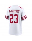 Christian McCaffrey San Francisco 49ers Nike Game Player Jersey - White