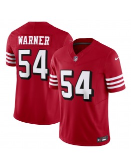 Fred Warner San Francisco 49ers Nike Vapor F.U.S.E. Limited Jersey - Scarlet