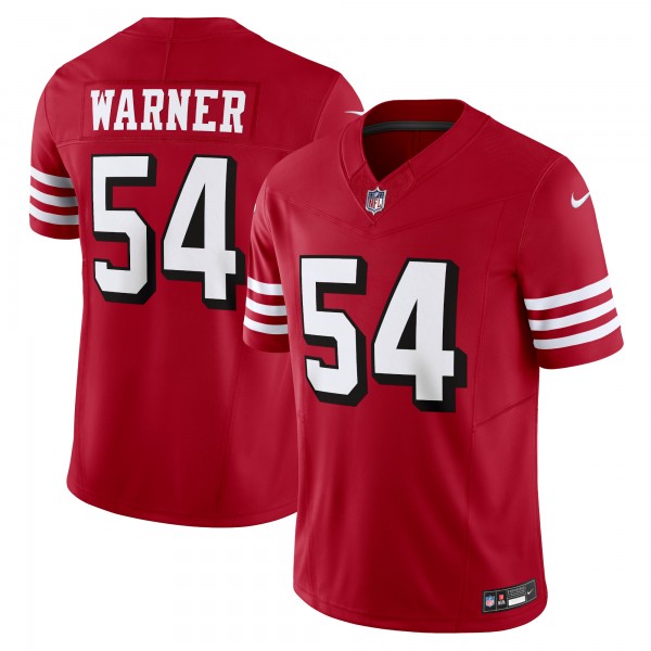 Fred Warner San Francisco 49ers Nike Vapor F.U.S.E. Limited Jersey - Scarlet