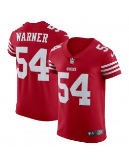 Fred Warner San Francisco 49ers Nike Vapor Elite Jersey - Scarlet