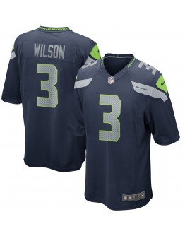 Russell Wilson Seattle Seahawks Nike Game Player Jersey - College Navy