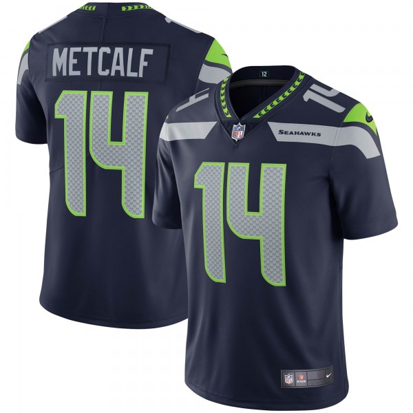 DK Metcalf Seattle Seahawks Nike Vapor Limited Jersey - College Navy