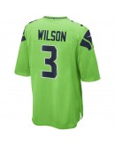 Russell Wilson Seattle Seahawks Nike Alternate Game Jersey - Neon Green