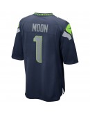 Warren Moon Seattle Seahawks Nike Game Retired Player Jersey - College Navy