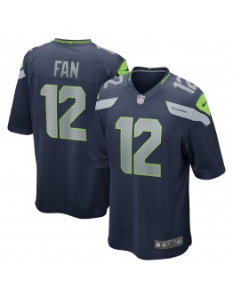 12th Fan Seattle Seahawks Nike Game Jersey - College Navy