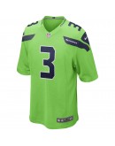 Russell Wilson Seattle Seahawks Nike Alternate Game Jersey - Neon Green