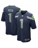 Warren Moon Seattle Seahawks Nike Game Retired Player Jersey - College Navy