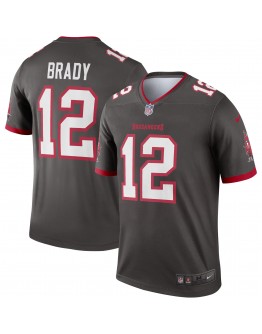 Tom Brady Tampa Bay Buccaneers Nike Alternate Legend Jersey - Pewter