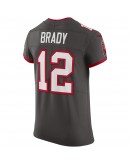 Tom Brady Tampa Bay Buccaneers Nike Alternate Vapor Elite Jersey - Pewter