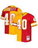 Mike Alstott Tampa Bay Buccaneers Mitchell & Ness 1996 Split Legacy Replica Jersey - Orange/Red