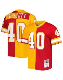 Mike Alstott Tampa Bay Buccaneers Mitchell & Ness 1996 Split Legacy Replica Jersey - Orange/Red