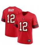 Men's Tom Brady Red Tampa Bay Buccaneers Replica Player Jersey