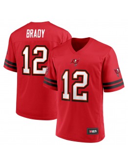 Men's Tom Brady Red Tampa Bay Buccaneers Replica Player Jersey