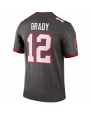 Tom Brady Tampa Bay Buccaneers Nike Alternate Legend Jersey - Pewter