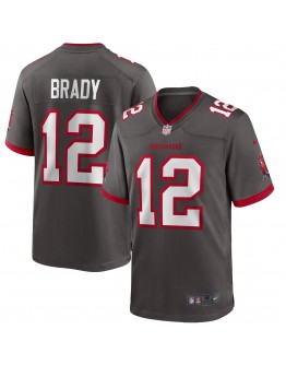 Tom Brady Tampa Bay Buccaneers Nike Alternate Game Jersey - Pewter