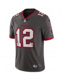 Tom Brady Tampa Bay Buccaneers Nike Alternate Vapor Limited Jersey - Pewter