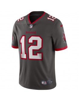 Tom Brady Tampa Bay Buccaneers Nike Alternate Vapor Limited Jersey - Pewter