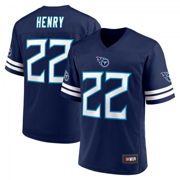 Men's Derrick Henry Navy Tennessee Titans Replica Player Jersey