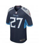 Eddie George Tennessee Titans Nike Game Retired Player Jersey - Navy