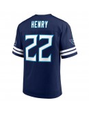 Men's Derrick Henry Navy Tennessee Titans Replica Player Jersey