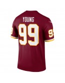 Chase Young Washington Football Team Nike Legend Jersey - Burgundy