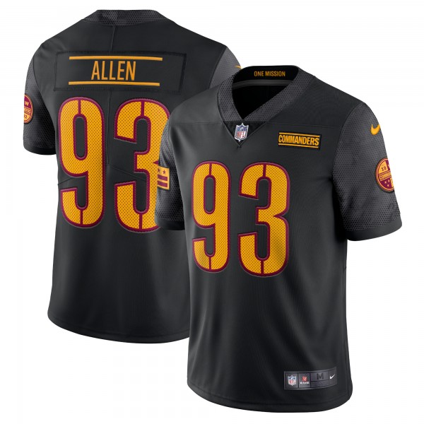 Jonathan Allen Washington Commanders Nike Alternate Vapor Limited Jersey - Black