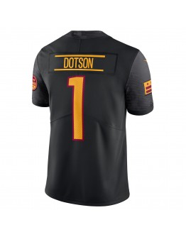 Jahan Dotson Washington Commanders Nike Alternate Vapor Untouchable Limited Jersey - Black