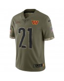 Sean Taylor Washington Commanders 2022 Salute To Service Retired Player Limited Jersey - Olive