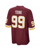 Chase Young Washington Football Team Nike Player Game Jersey - Burgundy