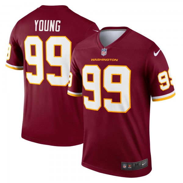 Chase Young Washington Football Team Nike Legend Jersey - Burgundy