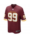 Chase Young Washington Football Team Nike Player Game Jersey - Burgundy