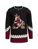 Arizona Coyotes adidas Home Primegreen Authentic Pro Blank Jersey - Black