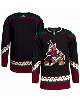 Arizona Coyotes adidas Home Primegreen Authentic Pro Blank Jersey - Black