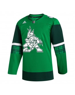  Arizona Coyotes adidas 2023 St. Patrick's Day Primegreen Authentic Jersey - Kelly Green