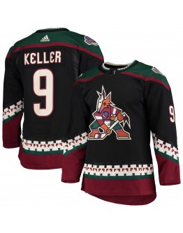 Clayton Keller Arizona Coyotes adidas Home Authentic Pro Player Jersey - Black