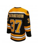 Patrice Bergeron Boston Bruins Mitchell & Ness 2010/11 Alternate Captain Patch Blue Line Player Jersey - Black