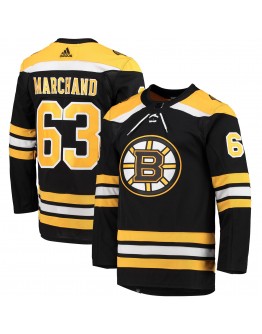 Brad Marchand Boston Bruins adidas Home Primegreen Authentic Pro Player Jersey - Black