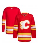 Calgary Flames adidas 2020/21 Home Primegreen Authentic Pro Jersey - Red