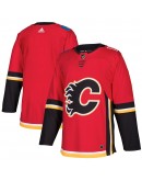 Calgary Flames adidas Home Authentic Blank Jersey - Red