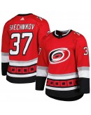 Andrei Svechnikov Carolina Hurricanes adidas 25th Anniversary Authentic Pro Primegreen Player Jersey - Red