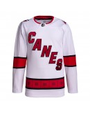 Carolina Hurricanes adidas Away Primegreen Authentic Pro Jersey - White