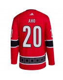 Sebastian Aho Carolina Hurricanes adidas Reverse Retro 2.0 Authentic Player Jersey - Red