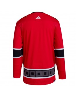 Carolina Hurricanes adidas Reverse Retro 2.0 Authentic Blank Jersey - Red