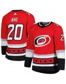 Sebastian Aho Carolina Hurricanes adidas 25th Anniversary Authentic Pro Primegreen Player Jersey - Red