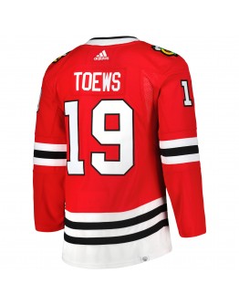 Jonathan Toews Chicago Blackhawks adidas Captain Patch Home Primegreen Authentic Pro Player Jersey - Red