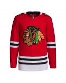 Chicago Blackhawks adidas Home Primegreen Authentic Pro Jersey - Red