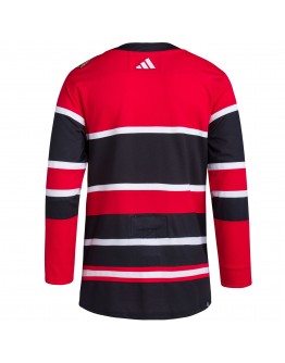 Chicago Blackhawks adidas Reverse Retro 2.0 Authentic Blank Jersey - Red